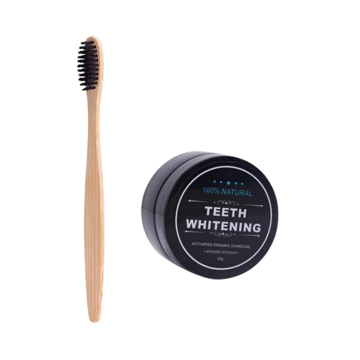 Blanqueador dental Pure Smile + cepillo de bambú
