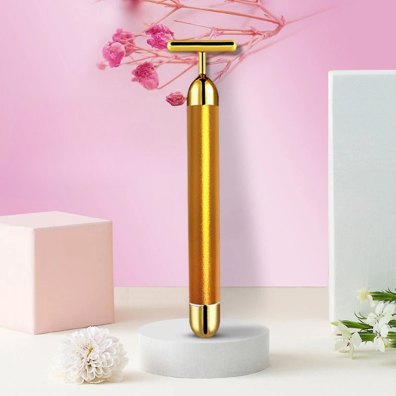 Masajeador facial Golden Vibe