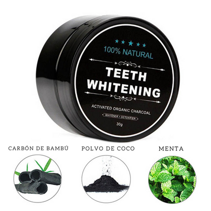 Blanqueador dental Pure Smile + cepillo de bambú