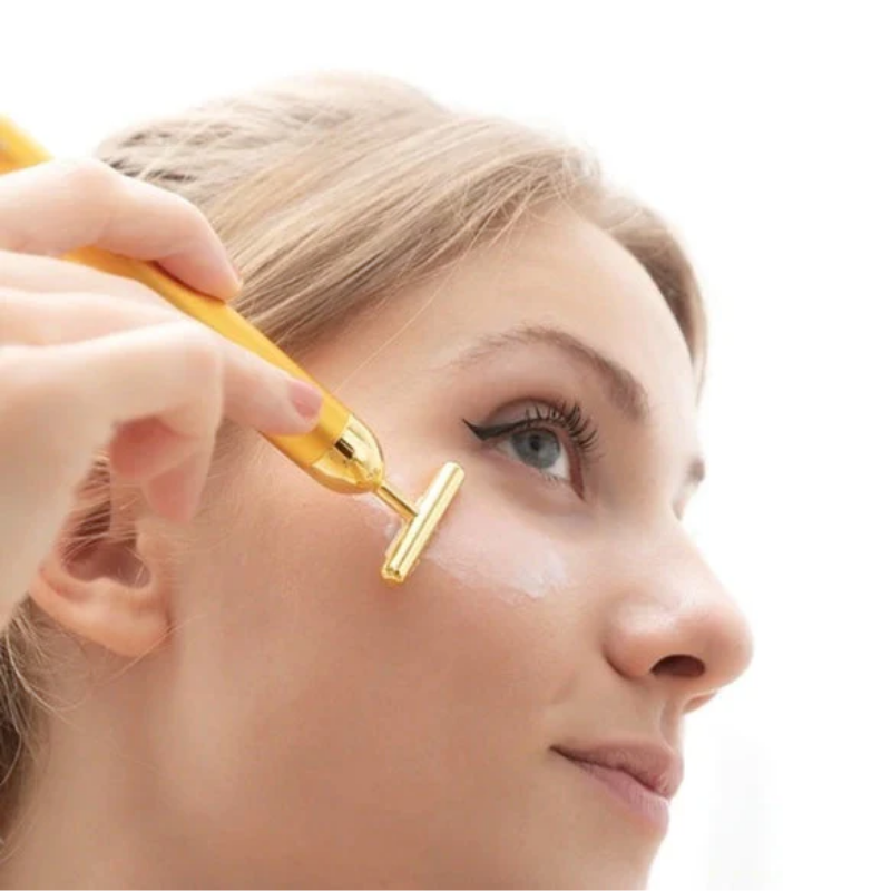 Masajeador facial Golden Vibe